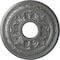 Ekena Millwork Baltimore Ceiling Medallion (Fits Canopies up to 5 1/2"), 15 3/8"OD x 4 1/4"ID x 1 1/2"P, Silver CM15BASLS - alternate 1